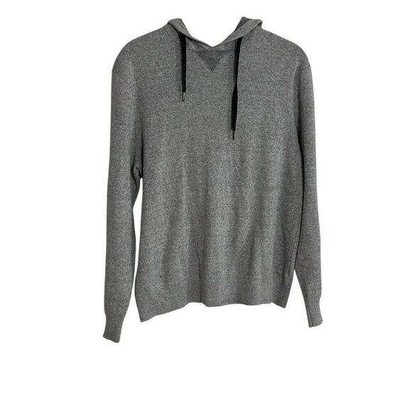 H&M Knit Hoodie Pullover Sweater Gray Size Large - Picture 1 of 7